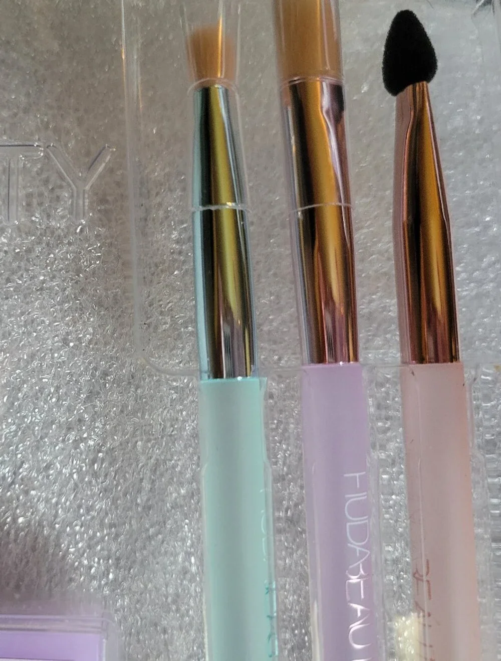 4PC🍇Face Need🍇BNIB LE HUDA Beauty LILAC EYE & PASTEL BRUSHES 4PC Face Set!HTF!